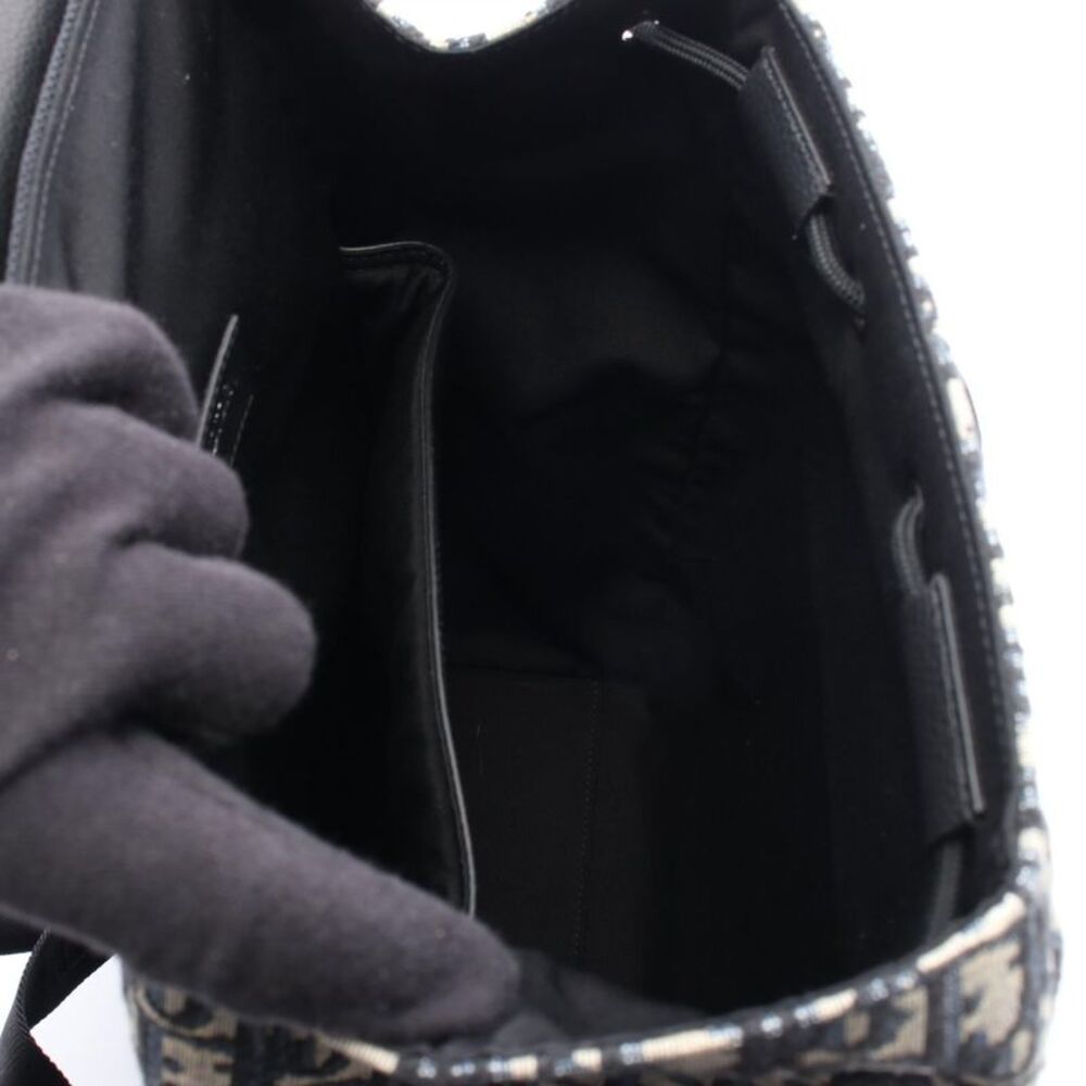 Dior Saddle Oblique Canvas Leather Backpack - Picture 6 of 8